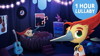 1 Hour Nighty Night Bedtime Lullaby 🎶 Nap with Dave the Woodpecker 🎶 Music for babies &amp; toddlers