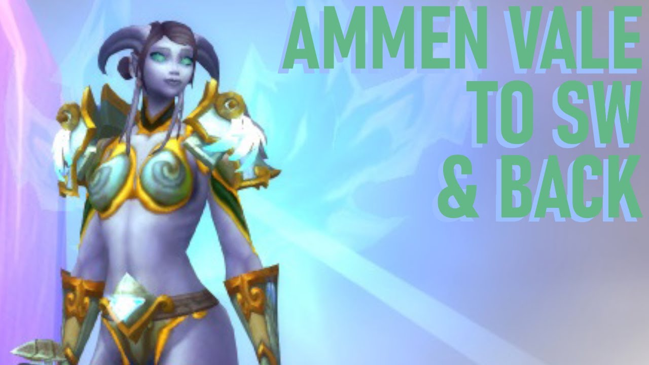 HOW TO GET TO STORMWIND FROM THE DRAENI STARTING ZONE (AMMEN VALE) | World of Warcraft