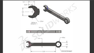 Full SolidWorks Part Modeling | Wrench Modeling | Spanner Update