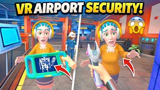 空港のセキュリティチェックを受けるVRゲーム実況 screenshot 4