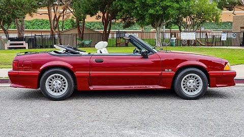 1989 Ford Mustang GT Convertible Walk-around Video