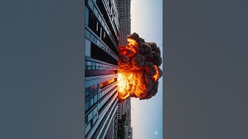 asked AI for a realistic explosion #ai #artificialintelligence #explosion #realistic #notforeal