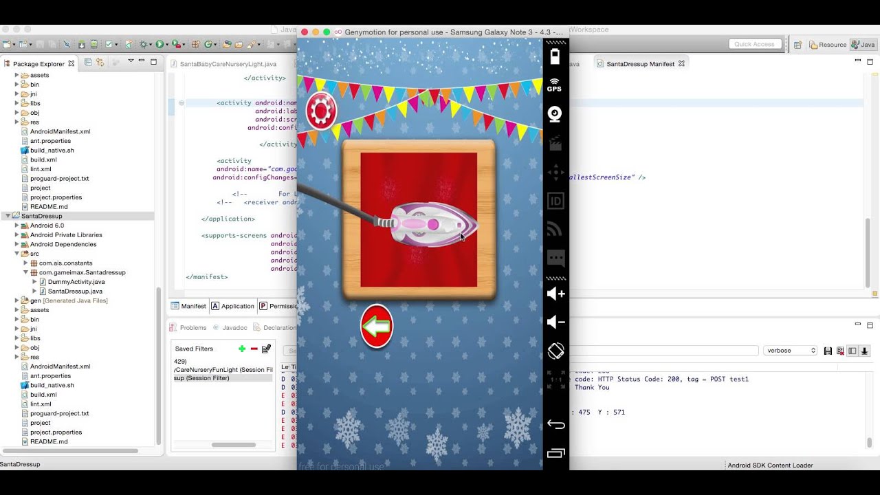 Santa Dressup - Kids Game - Source Code Video By Sell My Source Code ...