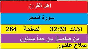 شرح احكام تجويد القران الكريم سورة الحجر الايات  32:33 #قران_احكام_تجويد