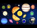 hungry planetguess the name game Sizes Solar System Comparison Planets for Kids for baby
