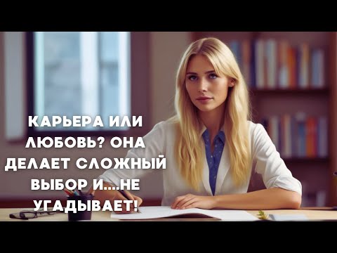 КАРЬЕРА ИЛИ ЛЮБОВЬ? ОНА ДЕЛАЕТ СЛОЖНЫЙ ВЫБОР И....НЕ УГАДЫВАЕТ!
