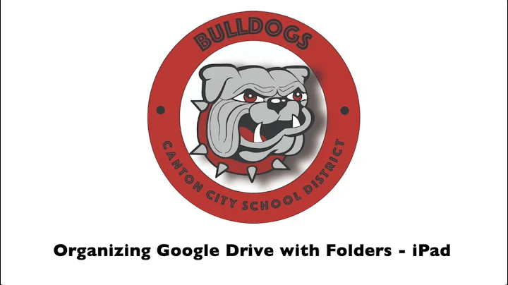 Google Drive: Creating and Organizing Folders (iPad)