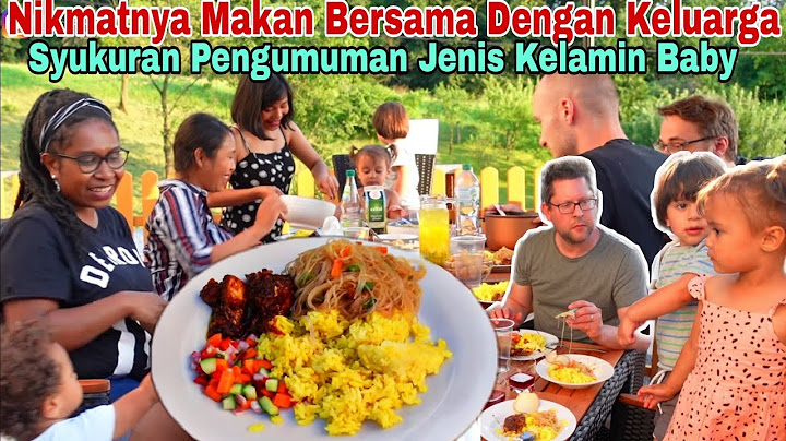 BIKIN NASI KUNING SPESIAL SYUKURAN KELUARGA BAHAGIA DI JERMAN