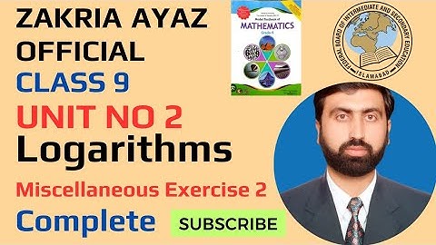 Class 9 Math | Miscellaneous Exercise 2 | Complete Solution | FBISE New Book 2024 | Sir Zakria Ayaz