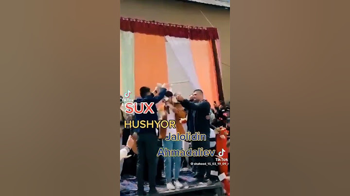 Jaloliddin Ahmadaliyev Sux Hushyor ...