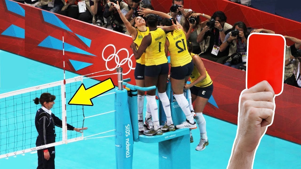 craziest red amp yellow card in volleyball history hd volleyball cards