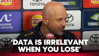 "Careful of my language" 👀 Matthew Nicks questions blaring Crows issues in defeat | Fox Footy