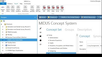 Colectica Designer Demonstration
