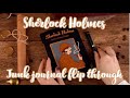 SHORT JUNK JOURNAL FLIP THROUGH  | SHERLOCK HOLMES THEME #flipthrough #junkjournal #aestheticjournal