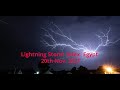 Watch Real Lightning Storm ⛈ /Alex. Egypt /20th Nov 2021 #Shorts