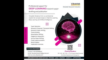 Deep Learning | Research | Thesis Writing Services  #vikastek  #research #thesiswriting #phd