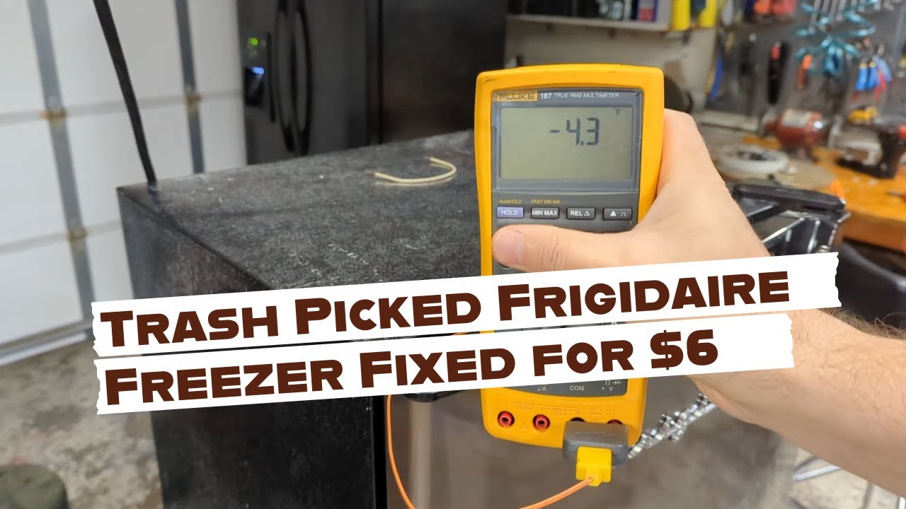 Trash Picked Frigidaire Freezer Repair YouTube