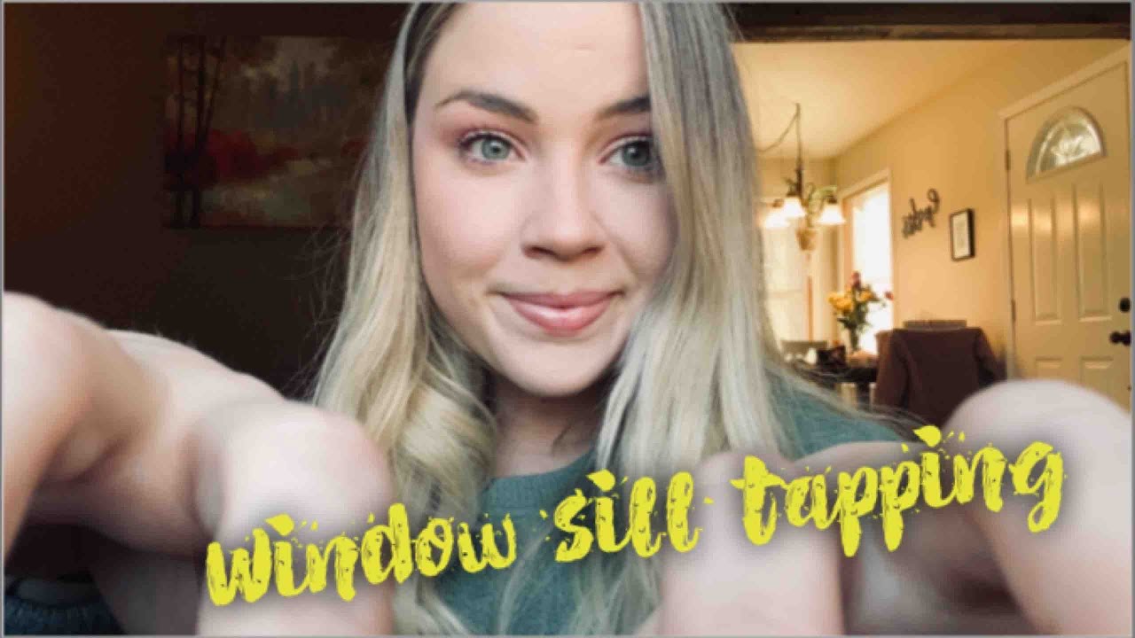 ASMR: Window & window sill tapping/scratching- Quick Tingles (Bonus doggo content)