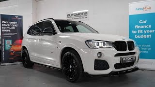 66 Plate BMW X3 2.0d Xdrive BODYKIT - F25 - www.automotia.co.uk- Automotia Sports & Prestige