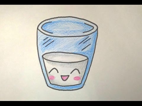DESENHOS FACEIS DE FAZER - COMO DESENHAR COPO DE LEITE FOFO