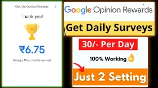 (Live Proof) How To Get Surveys On Google Opinion Rewards | How To Get Fast Surveys On Google 2021