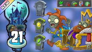 Plants Vs Zombies 2 - Dark Ages Night 21 Plants Lvl 1 & No Premium