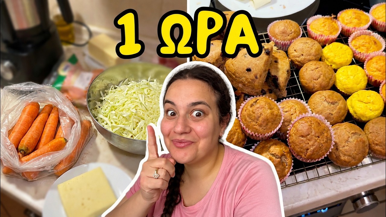 MEAL PREP σε 1 ώρα: Μαγειρεύω όσα περισσότερα γεύματα προλαβαίνω για την εβδομάδα