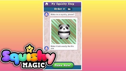 Take squishy orders | Squishy Magic:3D Art Coloring & DIY Toys Maker review test gameplay