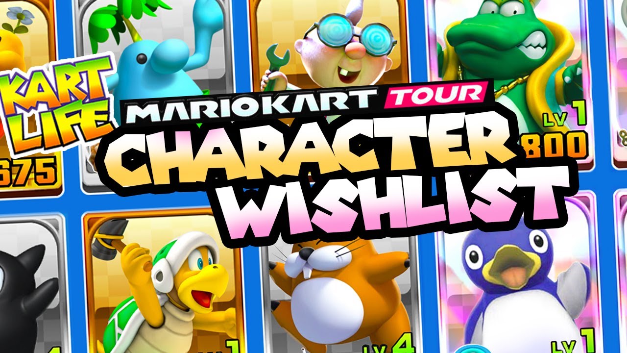 Ten Character Tours For Mario Kart Tour Youtube