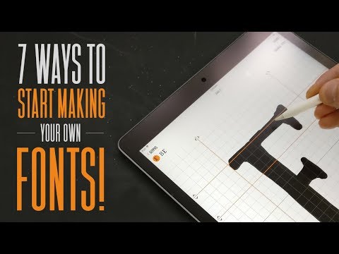 How To Design A Custom Font