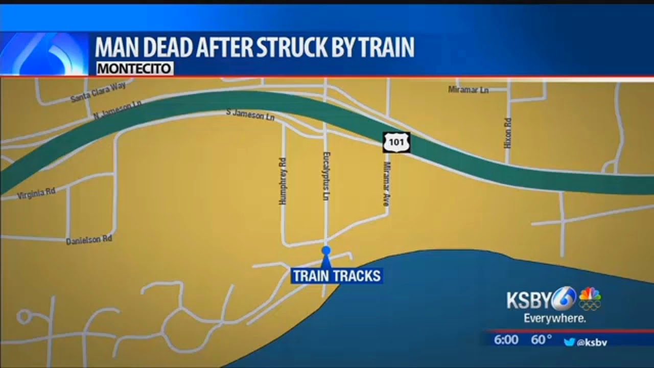 Man dead after getting hit by Amtrak train - YouTube