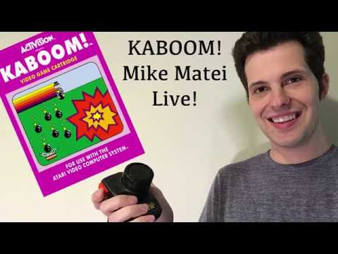 Kaboom! (Atari 2600) Mike Matei Live