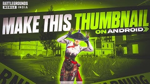 make this thumbnail like lost boy | bgmi montage thumbnail tutorial