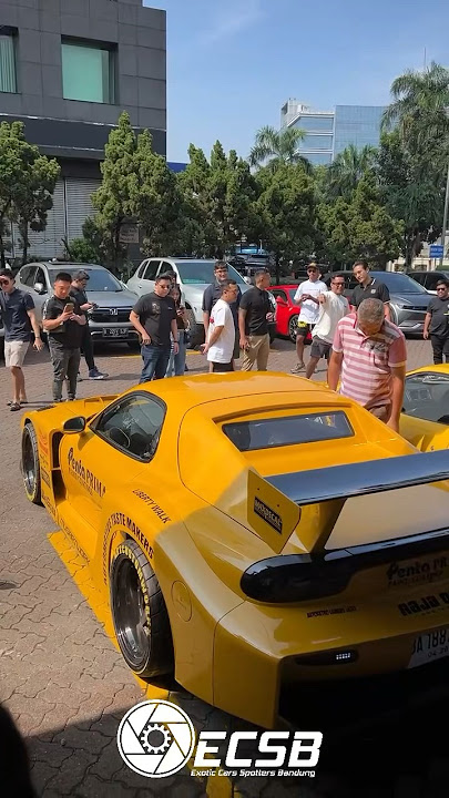 SUARA BUAT BANGUNIN ORANG SAHUR? Mazda RX7 Liberty Walk Arief Muhammad Indonesia #exoticcarsbandung
