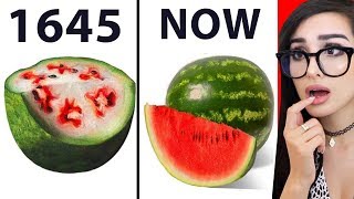 ... ! did you know these foods looked different a long time ago? watch
ordinary food peeled https://youtu.be/nxlawh85omi leave