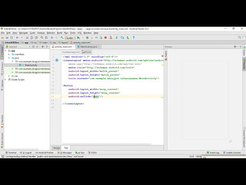 Android Tutorial for opening web browser by Intent. Android in Hindi, Urdu, English 2022.