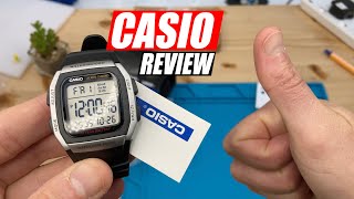 W-96H Big digits retro watch - Casio classics E13