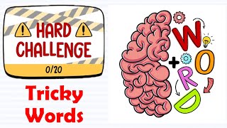 Brain Test Tricky Words - Hard Challenge Level 1 to 20 screenshot 1