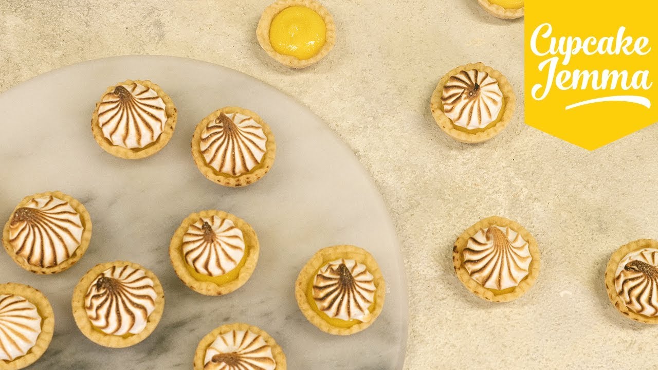 How to Make MINI LEMON MERINGUE PIES! | Cupcake Jemma | CupcakeJemma