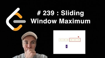 Sliding Window Maximum | 239 Leetcode | Python3