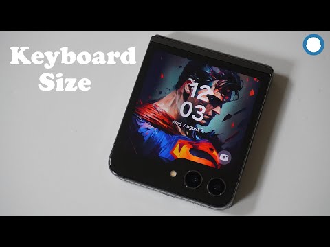 How To Change Keyboard Size On Galaxy Z Flip 5 - Bigger & Smaller