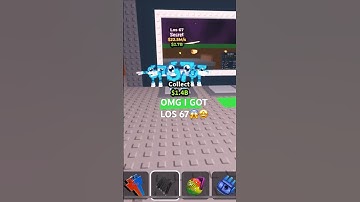 I got Los 67 in steal a Brainrot Roblox