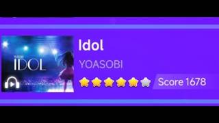 Piano game Yoasobi-Idol from Oshi no ko  Level:expert.  Mistakes: Too many 😅 screenshot 2