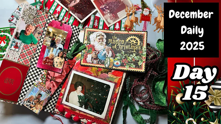 How I Use A December Daily 2025 & Day 15 / Easy Christmas Journal / Beginner Friendly