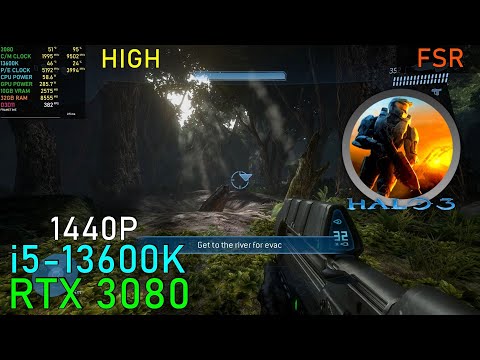 Halo 3 The Master Chief Collection RTX 3080 OC - 13600K 5.2GHz 1440P