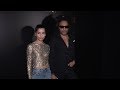 Zoe Kravitz and father Lenny Kravitz at St Laurent Photocall in Paris