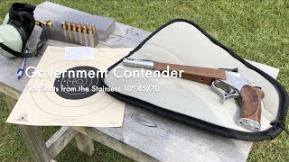 Government Contender | First Shots from the Stainless 10" 45/70