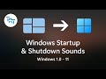 2023 update all windows startup and shutdown sounds
