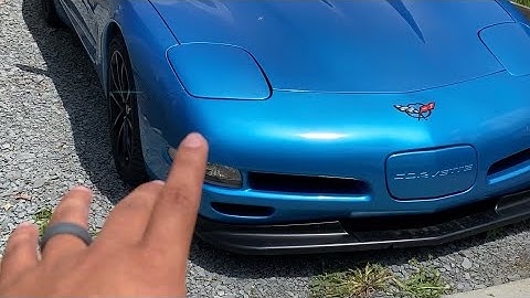 C5 CORVETTE FRONT VENTED LIP BROKEN ALREADY