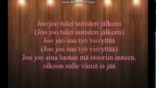 Jenna Bågeberg - Joo Joo Lyrics Sanat